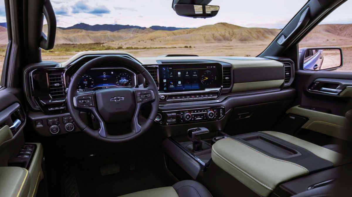 2023 Silverado ZR2 interior